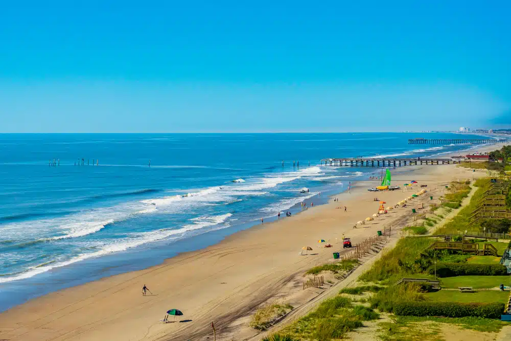 a wide view of Myrtle Beach South Carolina