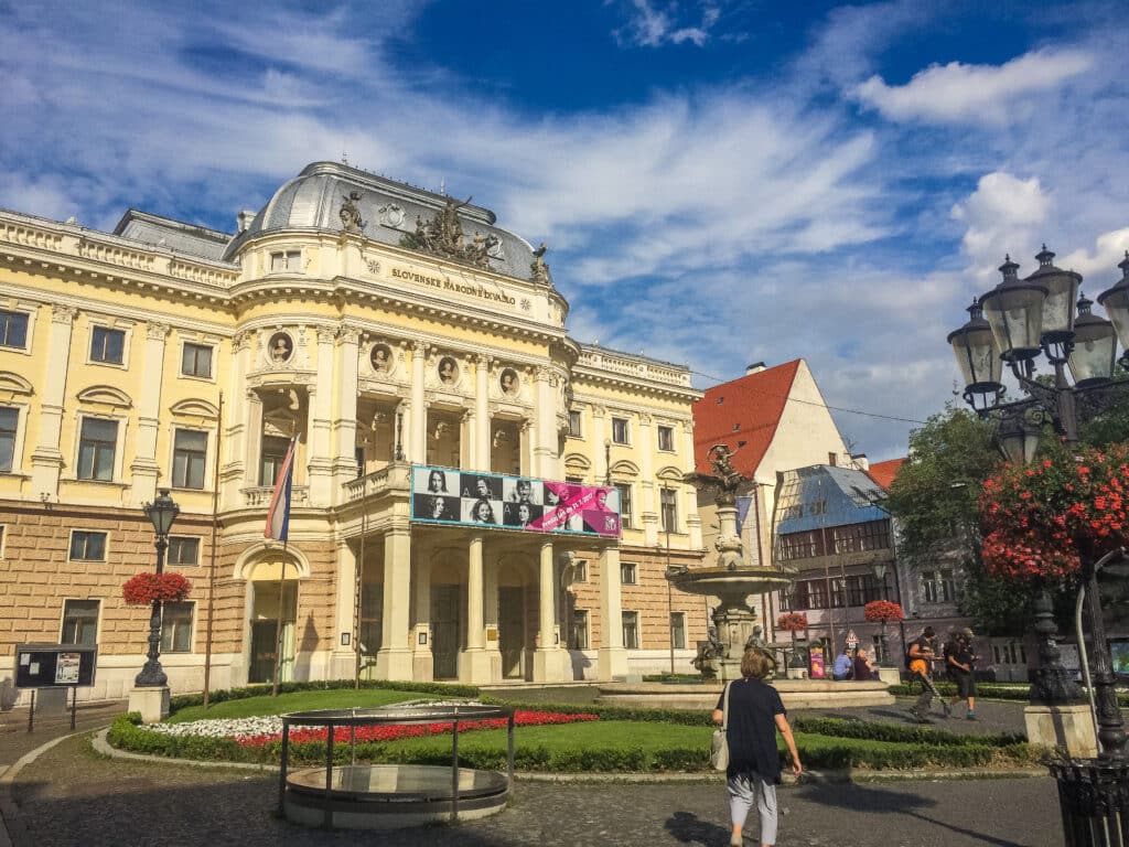 Slovak National Theatre in Bratislava Slovakia