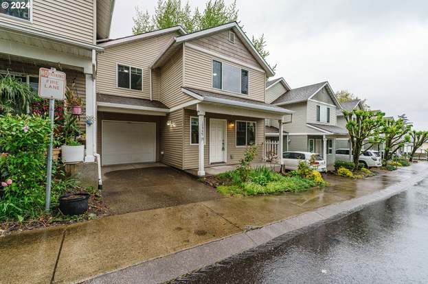 a house in a rainy weather in Portland Oregon