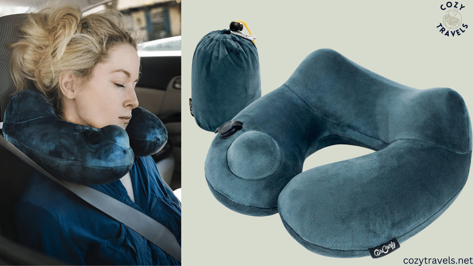 AirComfy Inflatable Neck Pillow