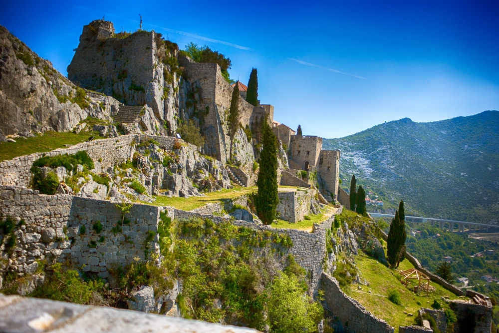 Klis Fortress near Split Croatia