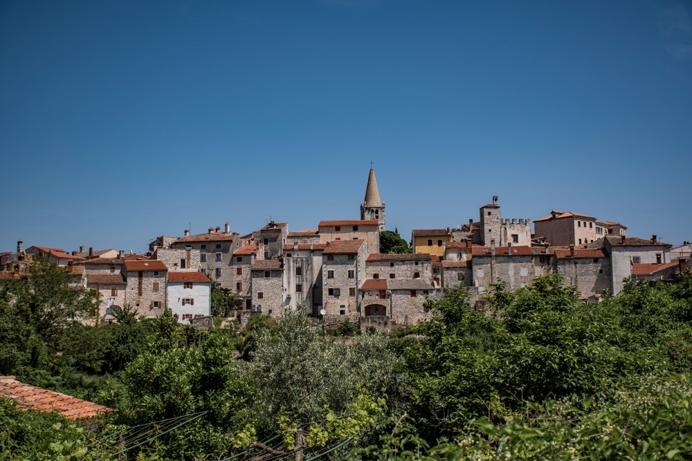 Medieval Town Of Bale Istria Croatia